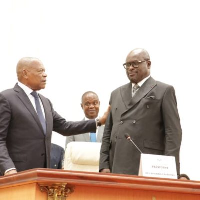 Travaux : Michel Régis ONANGA M. NDIAYE appelle à bâtir une Assemblée Nationale unie et moderne.